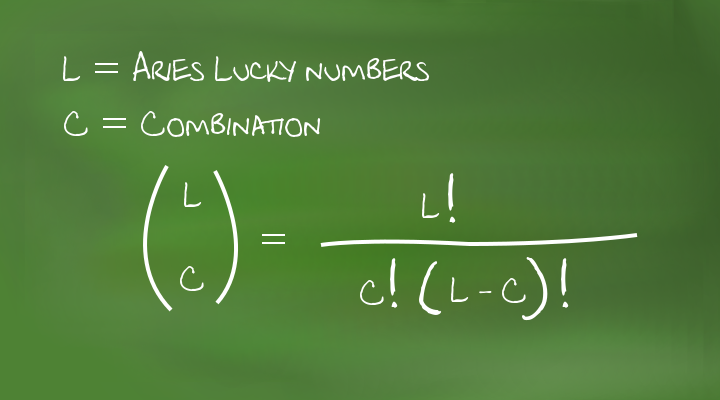 Aries lucky numbers can be used with other non-lucky numbers