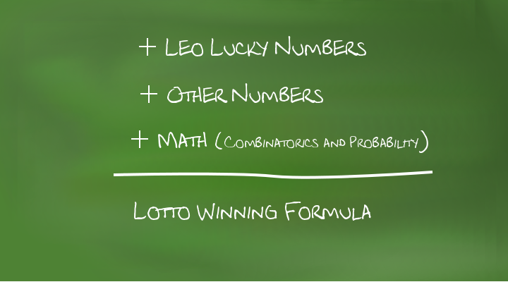 leo lucky numbers plus other numbers plus math equals lottery winning formula